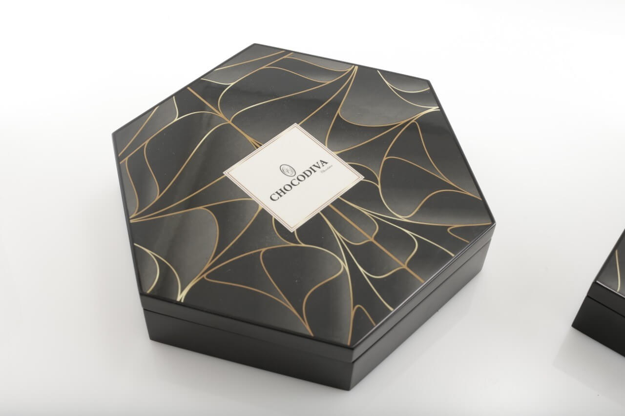 Coffret Hexagonale Bois Noble Recto/Verso