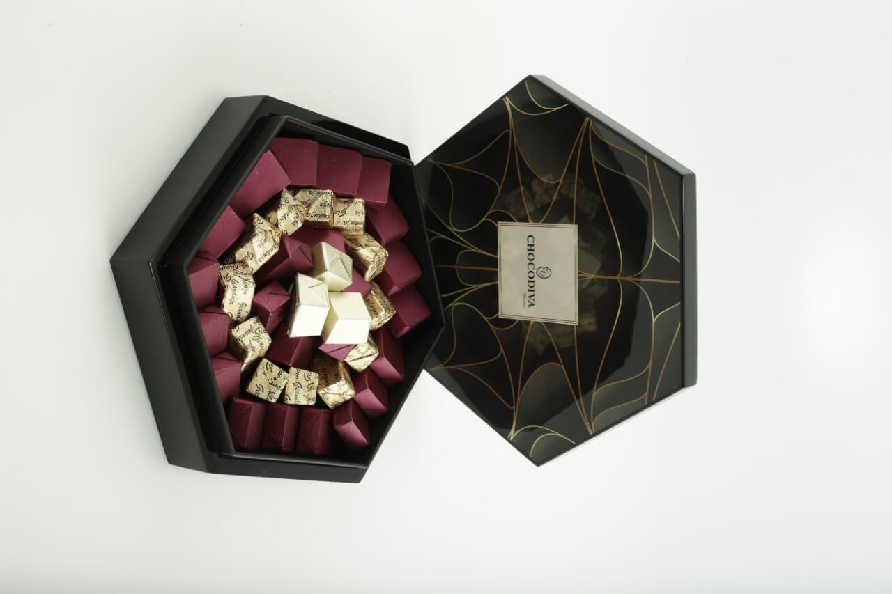 Coffret Hexagonale Bois Noble Recto/Verso